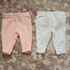 Carter's Soft Peach Baby Leggings